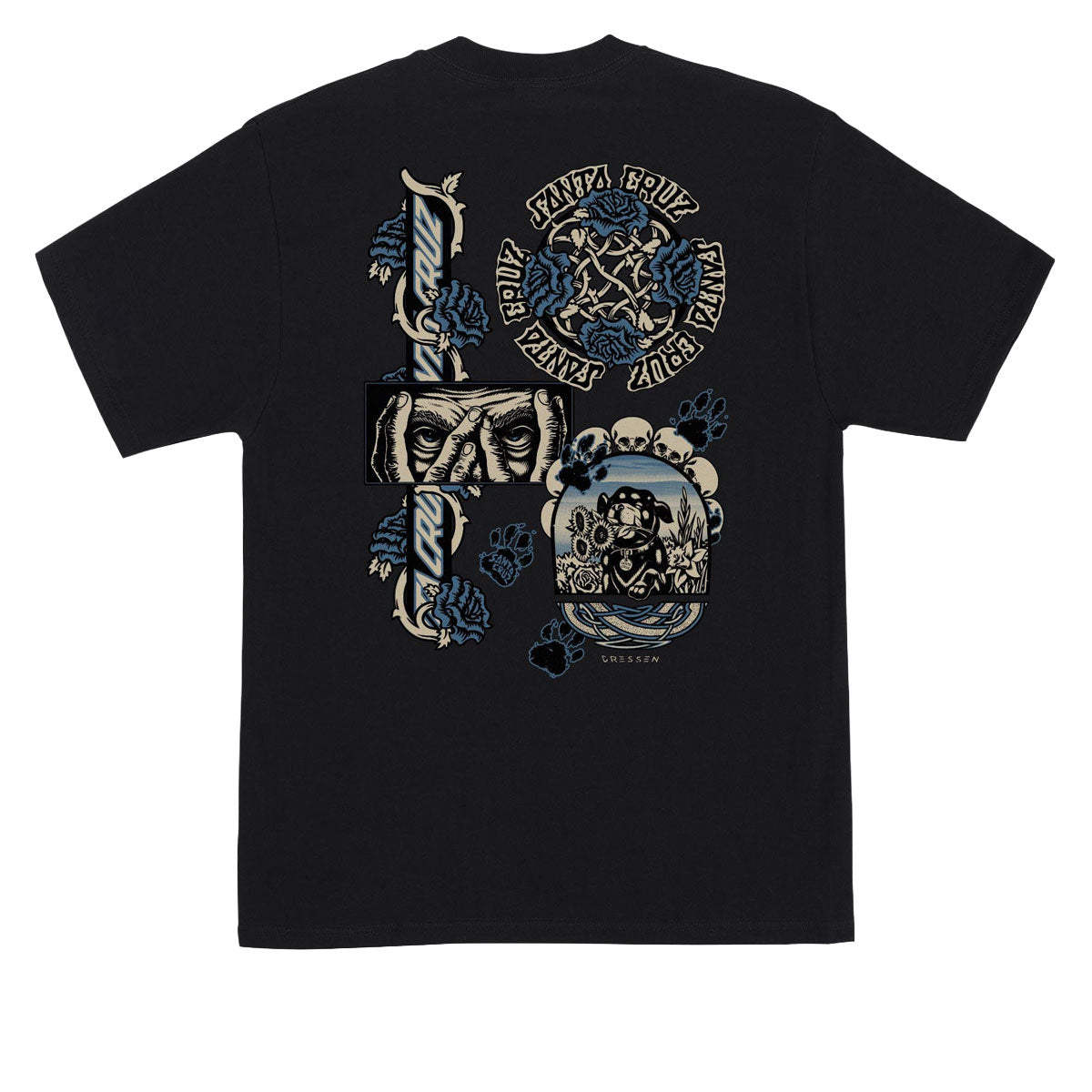 Santa Cruz Dressen Evo T-Shirt - Black image 1