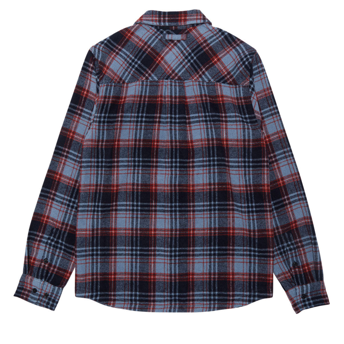 Santa Cruz Classic Long Sleeve Flannel Shirt - Blue Plaid image 2