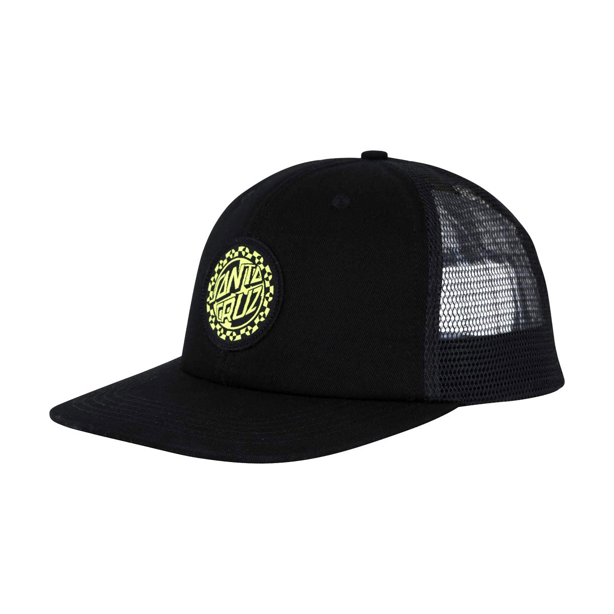 Santa Cruz Malba Crash Dot Trucker Hat - Black image 1
