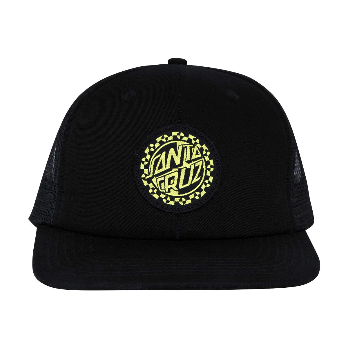 Santa Cruz Malba Crash Dot Trucker Hat - Black image 3