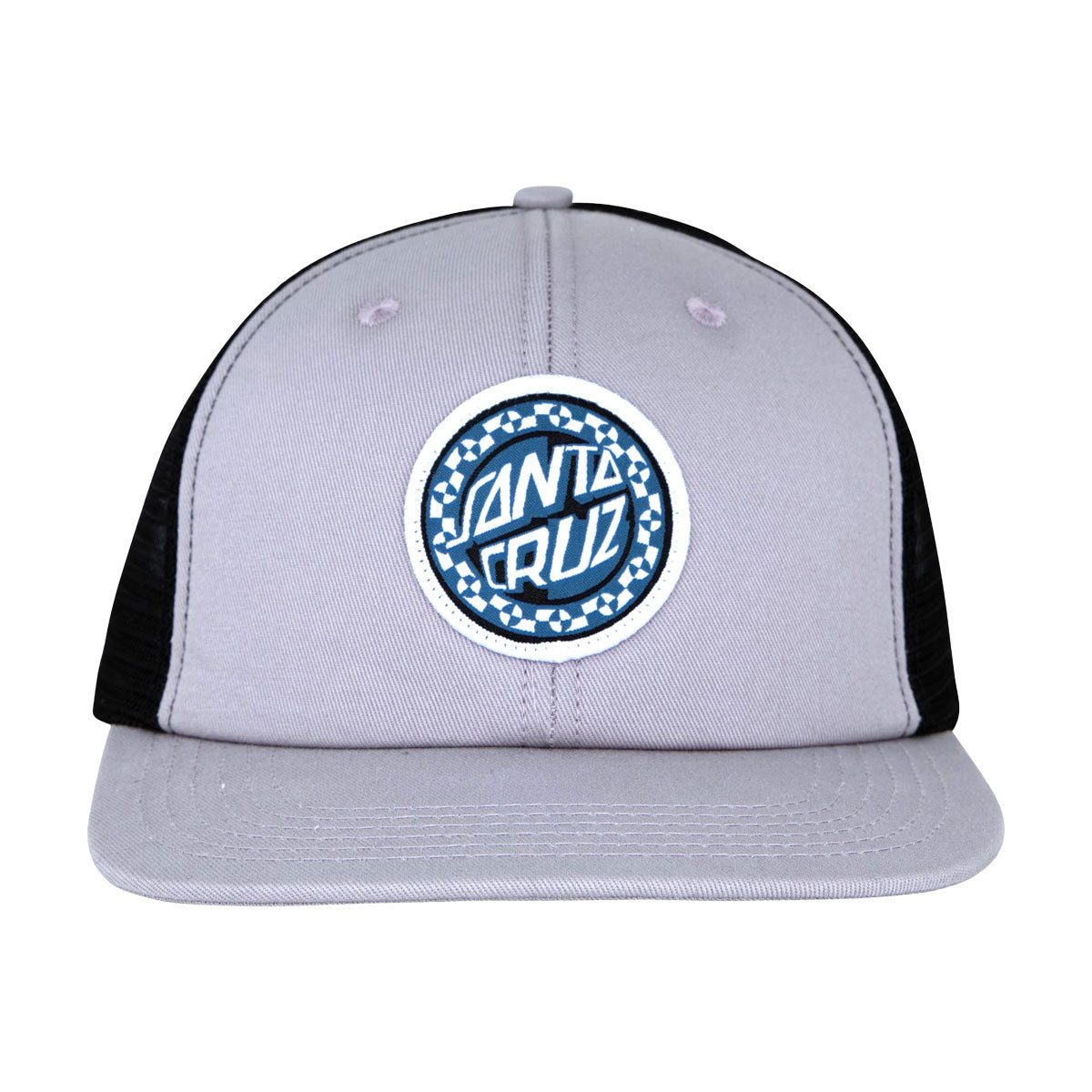 Santa Cruz Malba Crash Dot Trucker Hat - Silver/Black image 3