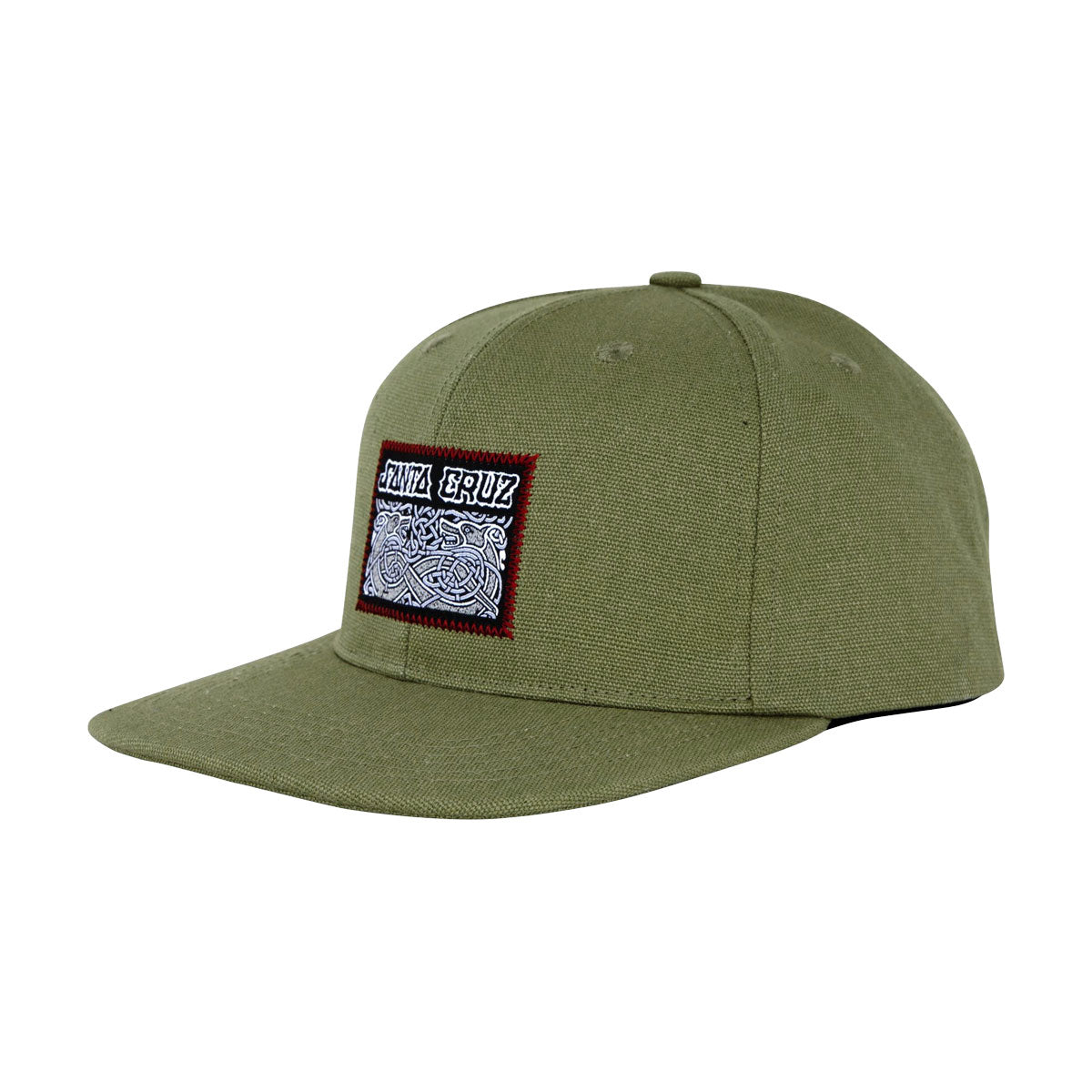 Santa Cruz Dressen Celtic Dogs Snapback Hat - Olive image 1