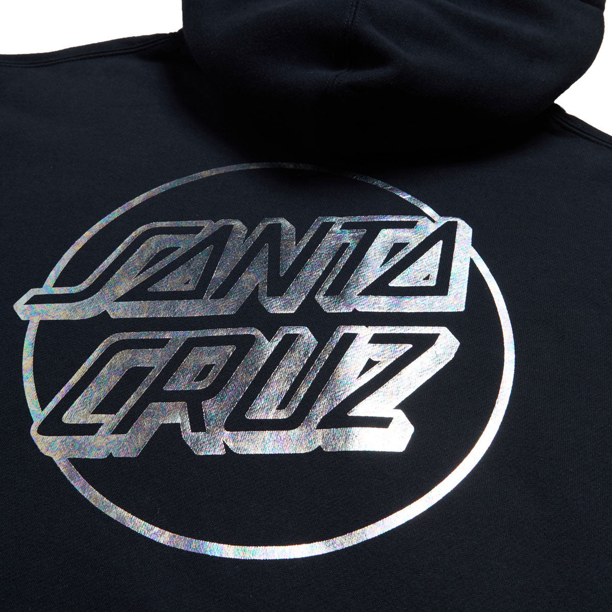Santa Cruz Opus Dot Hoodie - Navy/Oil Slick Foil image 4