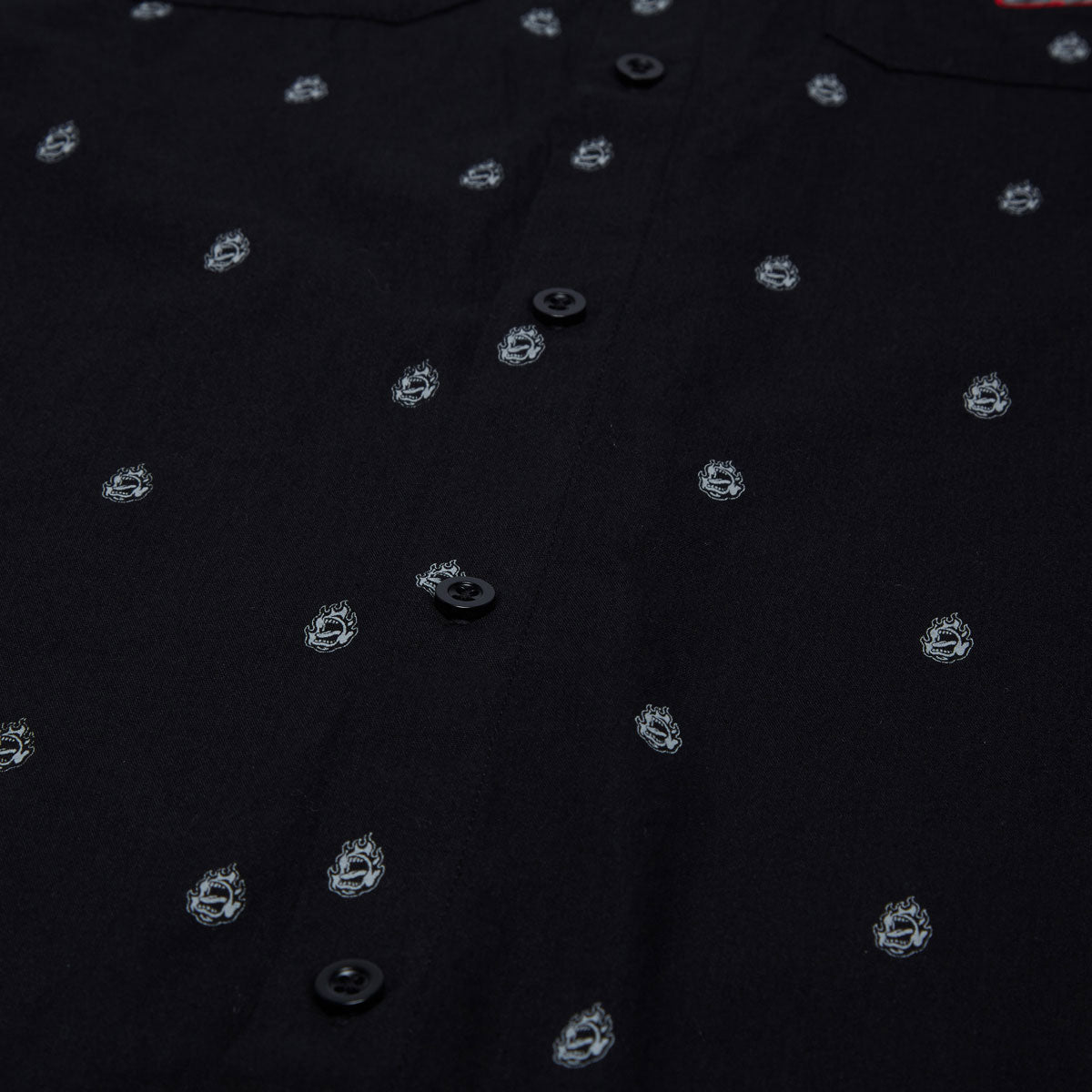 Santa Cruz Screaming Fire Shirt - Black image 4
