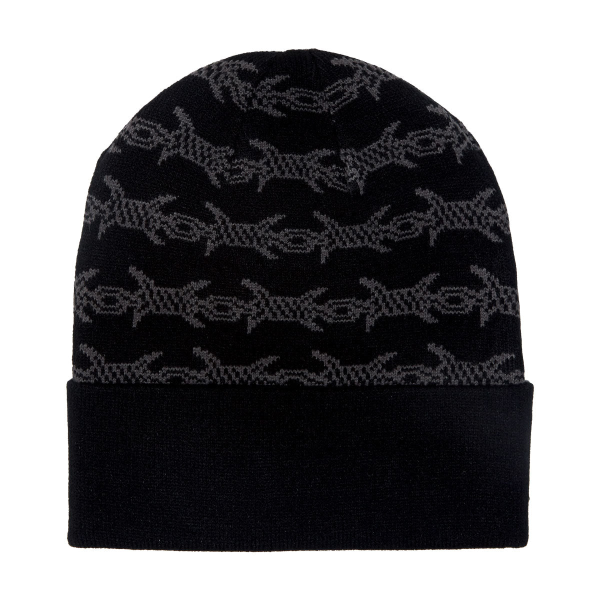 Santa Cruz Wired Flame Long Shoreman Beanie - Black image 2