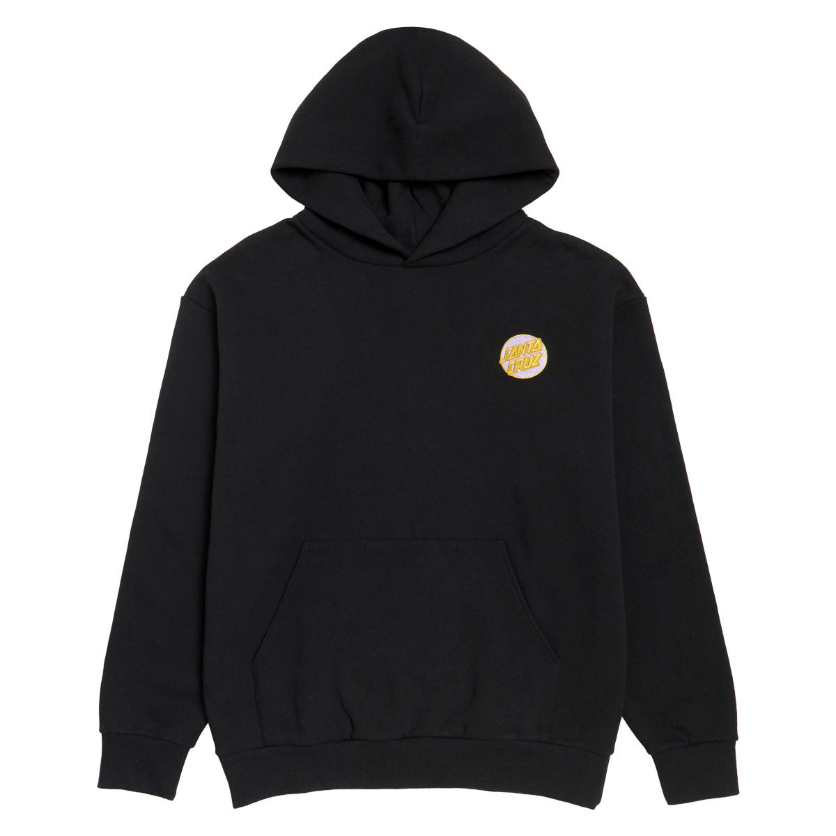 Santa Cruz Womens Cruz Embroidered Hoodie - Black image 1