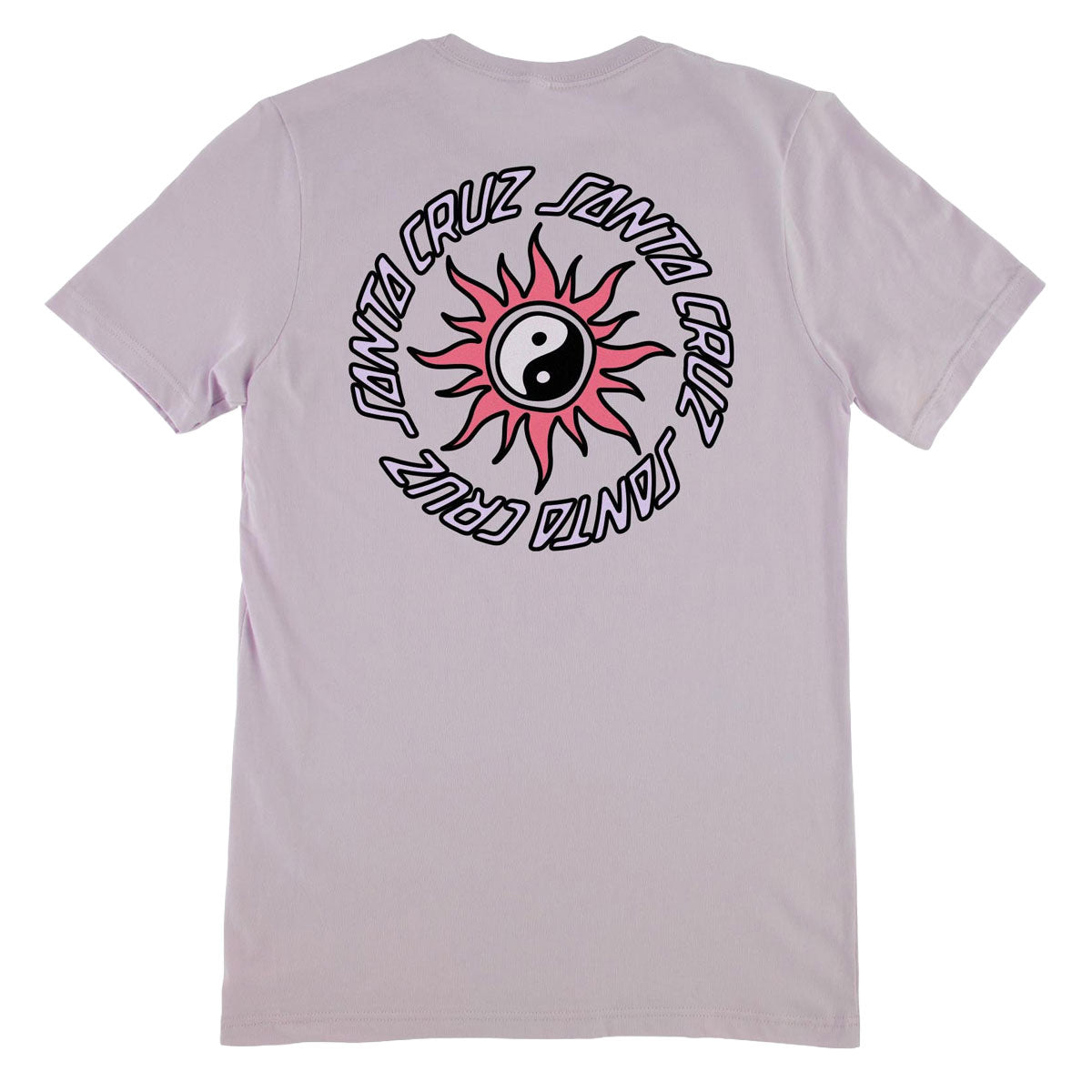 Santa Cruz Womens Sol Spiral Center Relaxed T-Shirt - Lavender Dust image 2