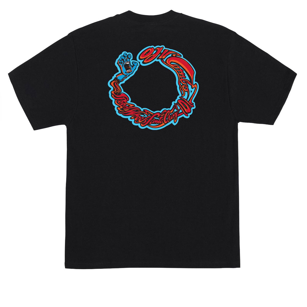 OJ Speed Wheels Screaming Hand T-Shirt - Black image 1