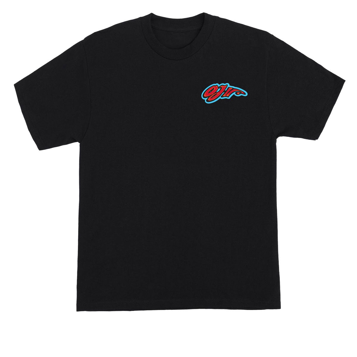 OJ Speed Wheels Screaming Hand T-Shirt - Black image 2