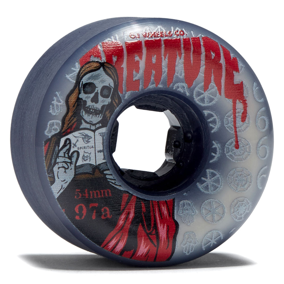 OJ The Book Of OJ Bloodsuckers 97a Skateboard Wheels - White - 54mm image 1