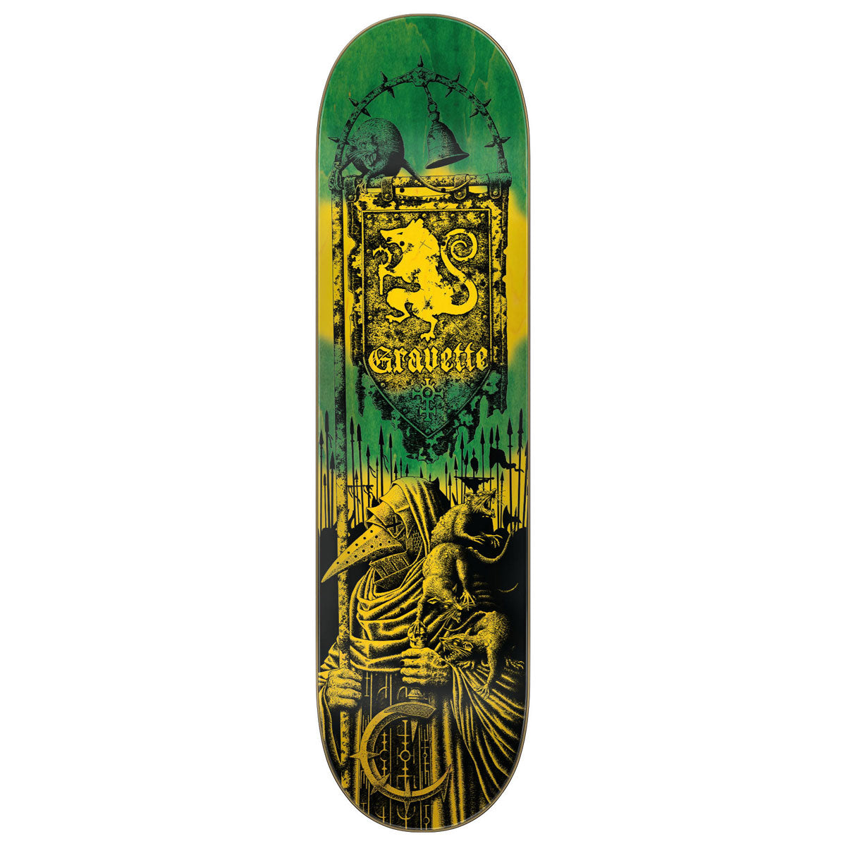 Creature Gravette Messenger VX Skateboard Deck - 8.30