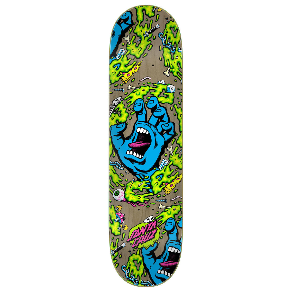 Santa Cruz Slime Scream 7 Ply Birch Skateboard Deck - 8.25