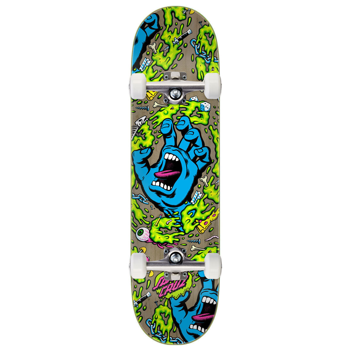 Santa Cruz Slime Scream 7 Ply Birch Skateboard Complete - 8.25