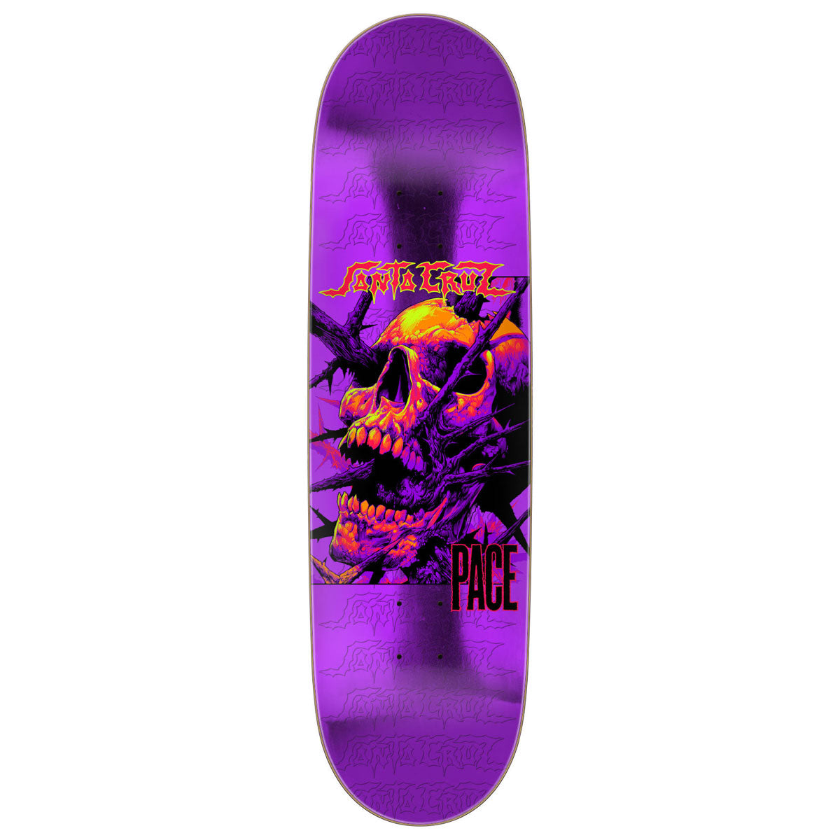 Santa Cruz Pace Deathtrap Remix Pro Skateboard Deck - 8.70