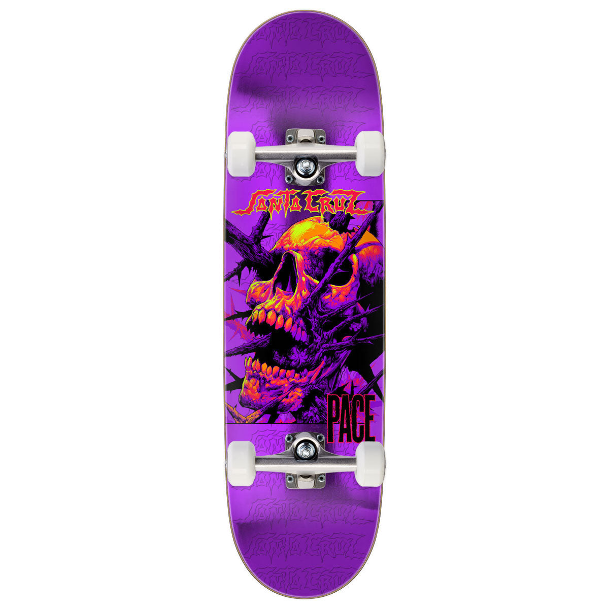Santa Cruz Pace Deathtrap Remix Pro Skateboard Complete - 8.70