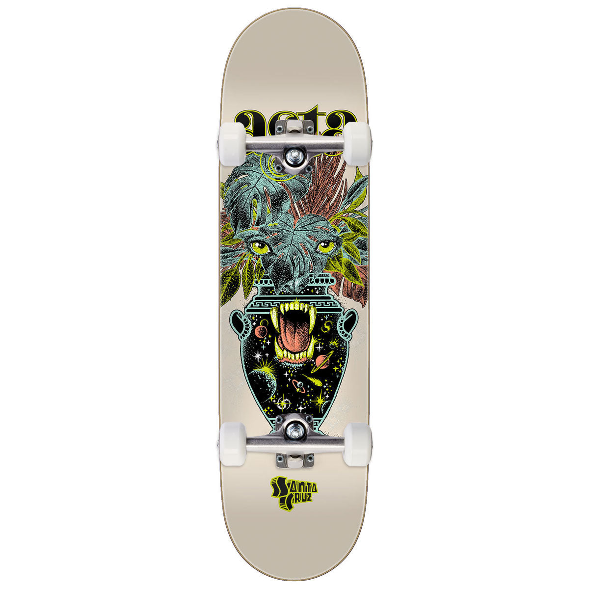 Santa Cruz Asta Cosmic Eyes Twin Pro Skateboard Complete - 8.20