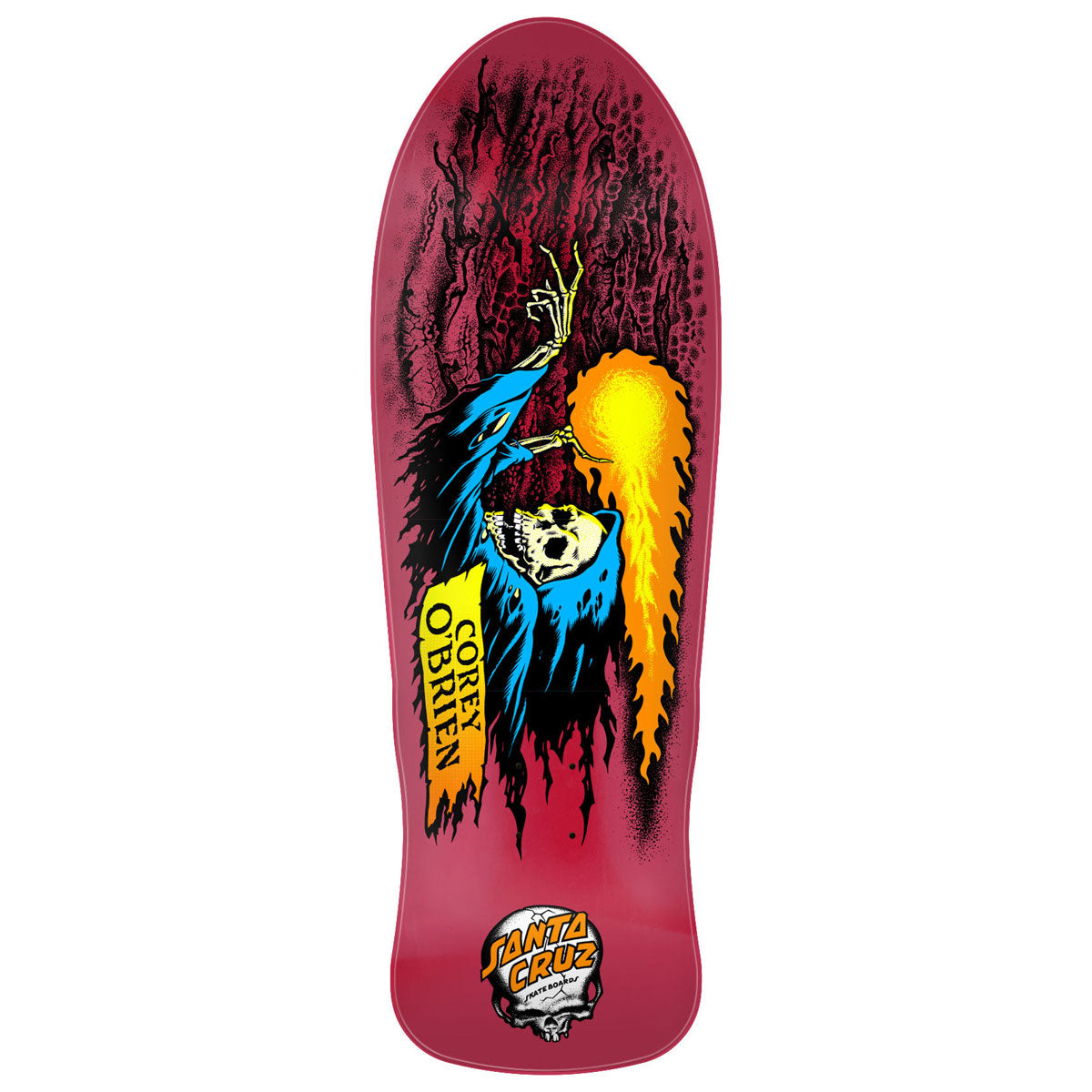 Santa Cruz OBrien Reaper Reissue Skateboard Deck - 9.85