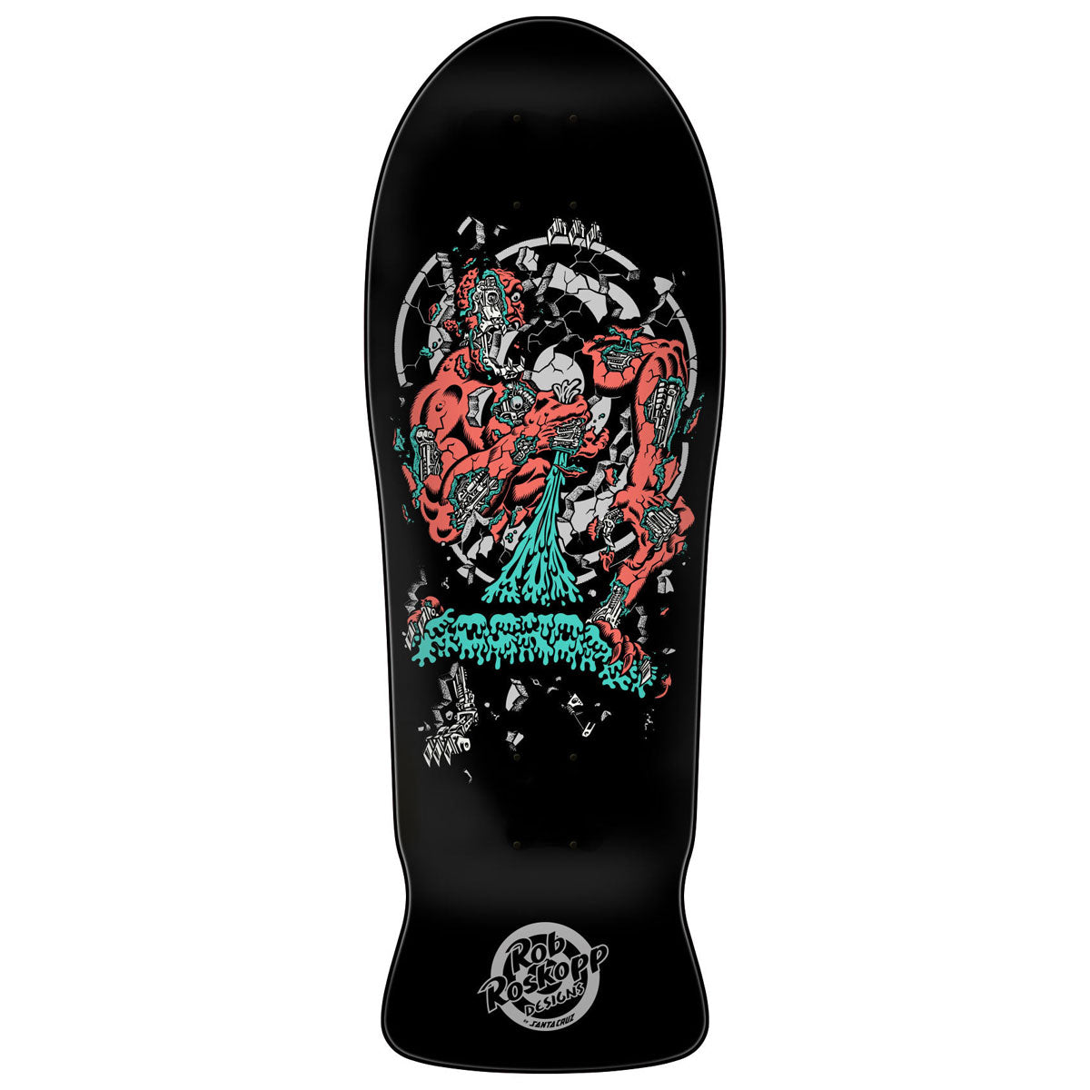 Santa Cruz Roskopp Four Reissue Skateboard Deck - 10.21