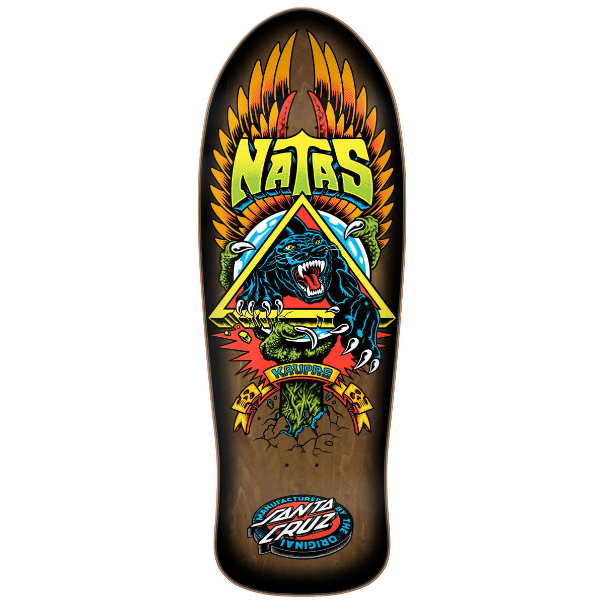 Santa Cruz Natas SC Panther Reissue Skateboard Deck - 10.538