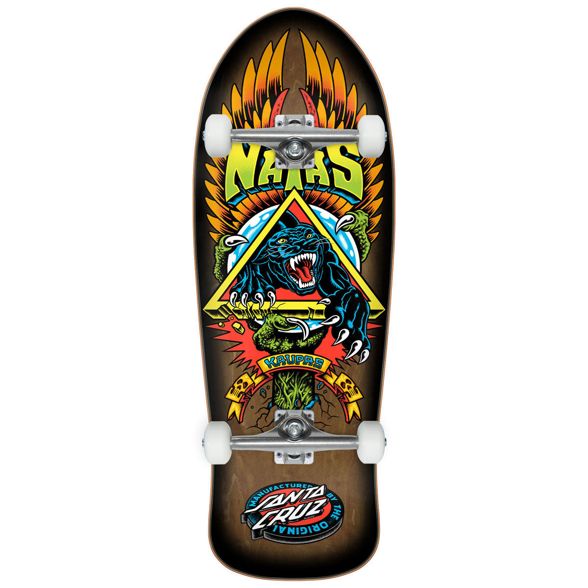Santa Cruz Natas SC Panther Reissue Skateboard Complete - 10.538