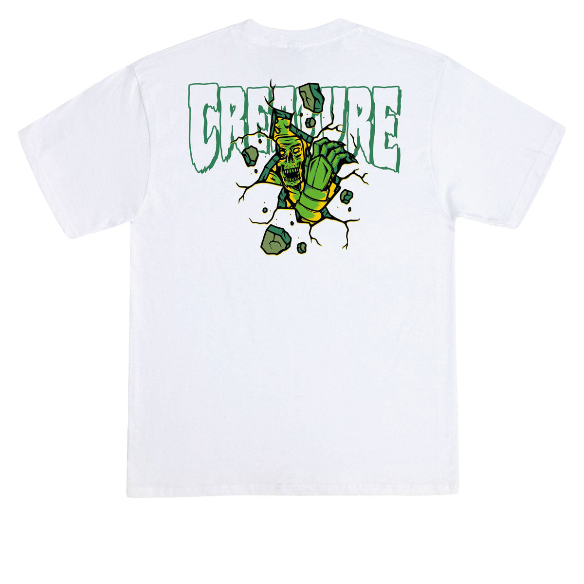 Creature Breaker Logo Outline T-Shirt - White image 1