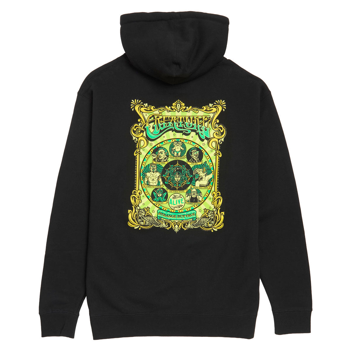 Creature Sideshow Hoodie - Black image 1