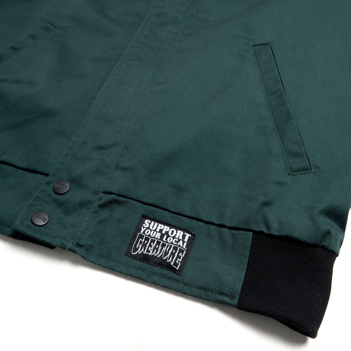 Creature Hesher Bomber Jacket - Hunter Green image 4