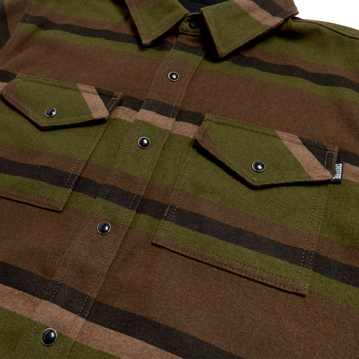 Creature Horizon Long Sleeve Flannel Shirt - Hunter image 3