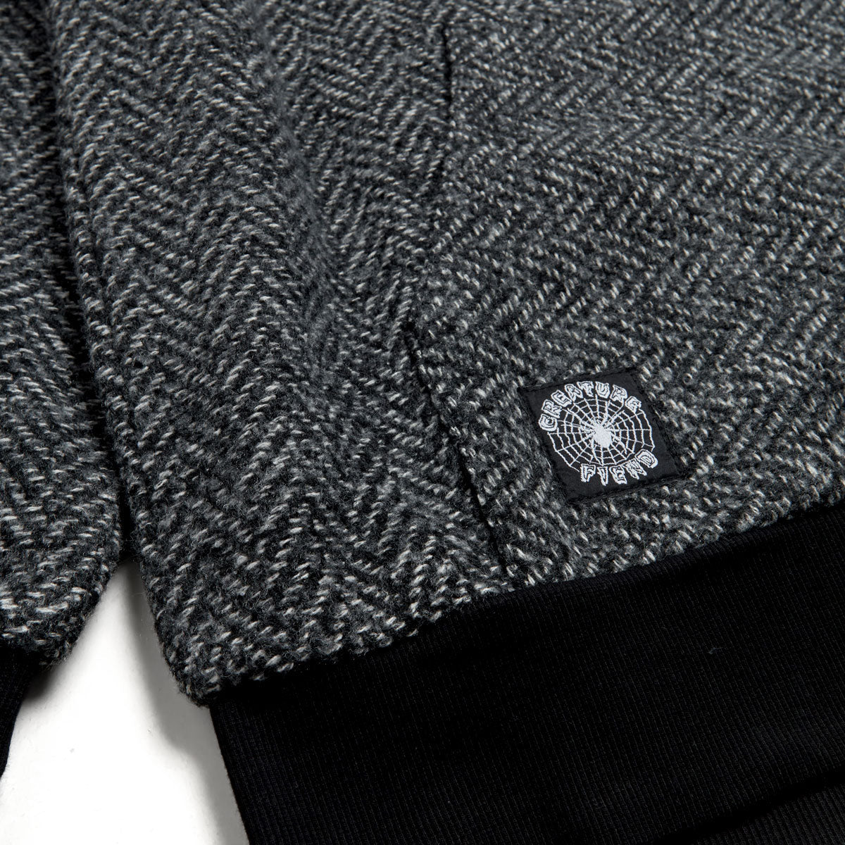 Creature Baja Hoodie - Black/Grey image 4