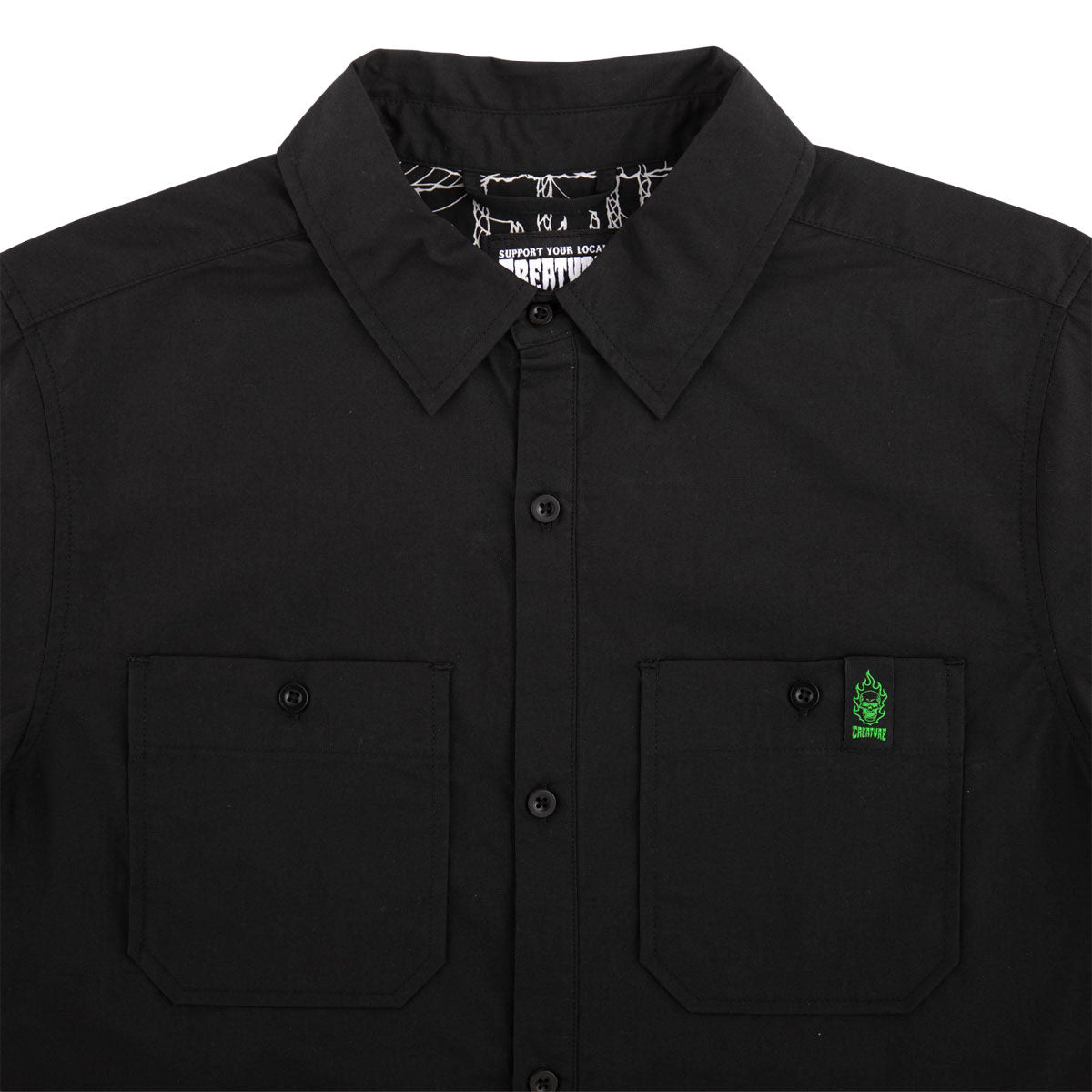 Creature Web 2 Relic Work Shirt - Black image 3