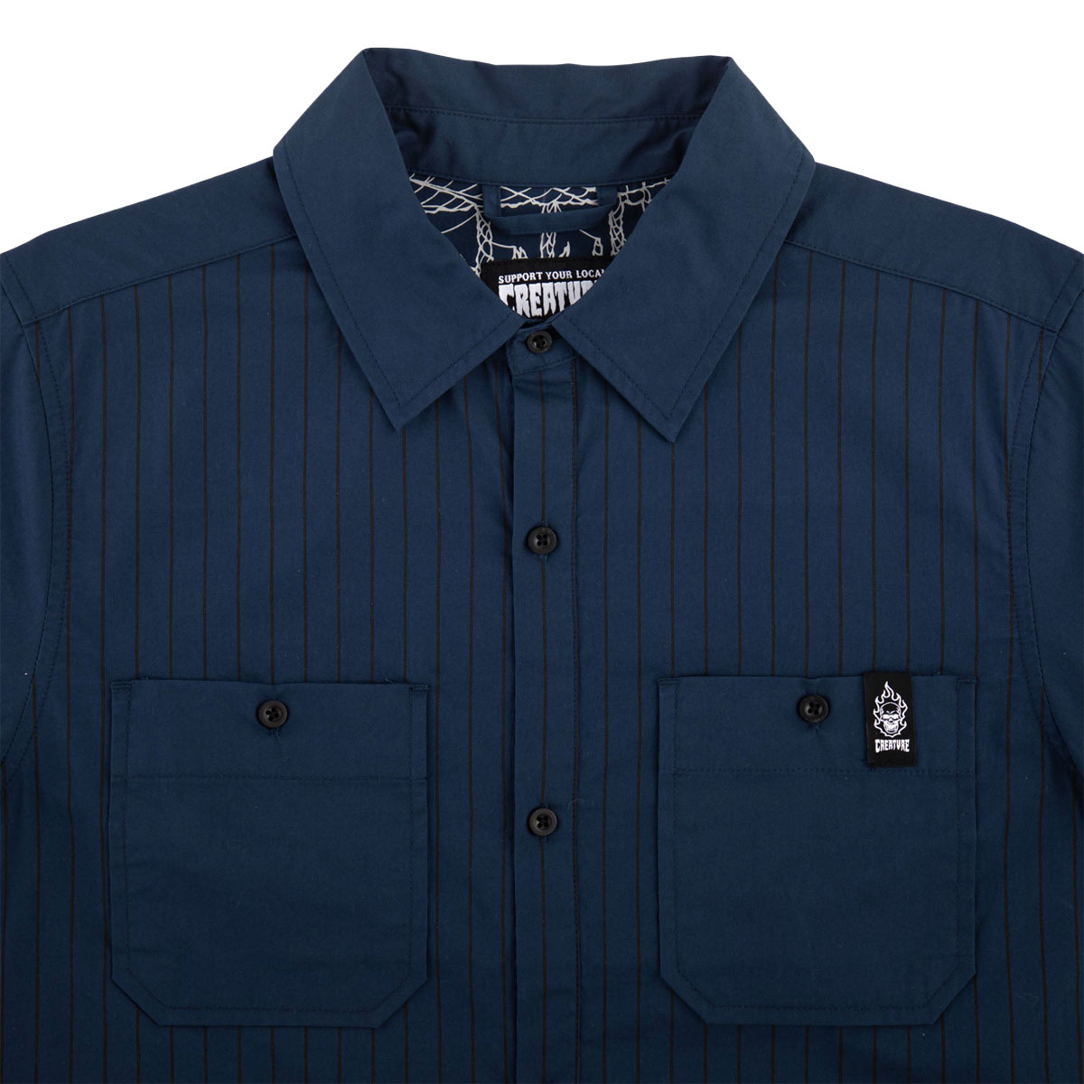 Creature Web 2 Relic Work Shirt - Navy image 3