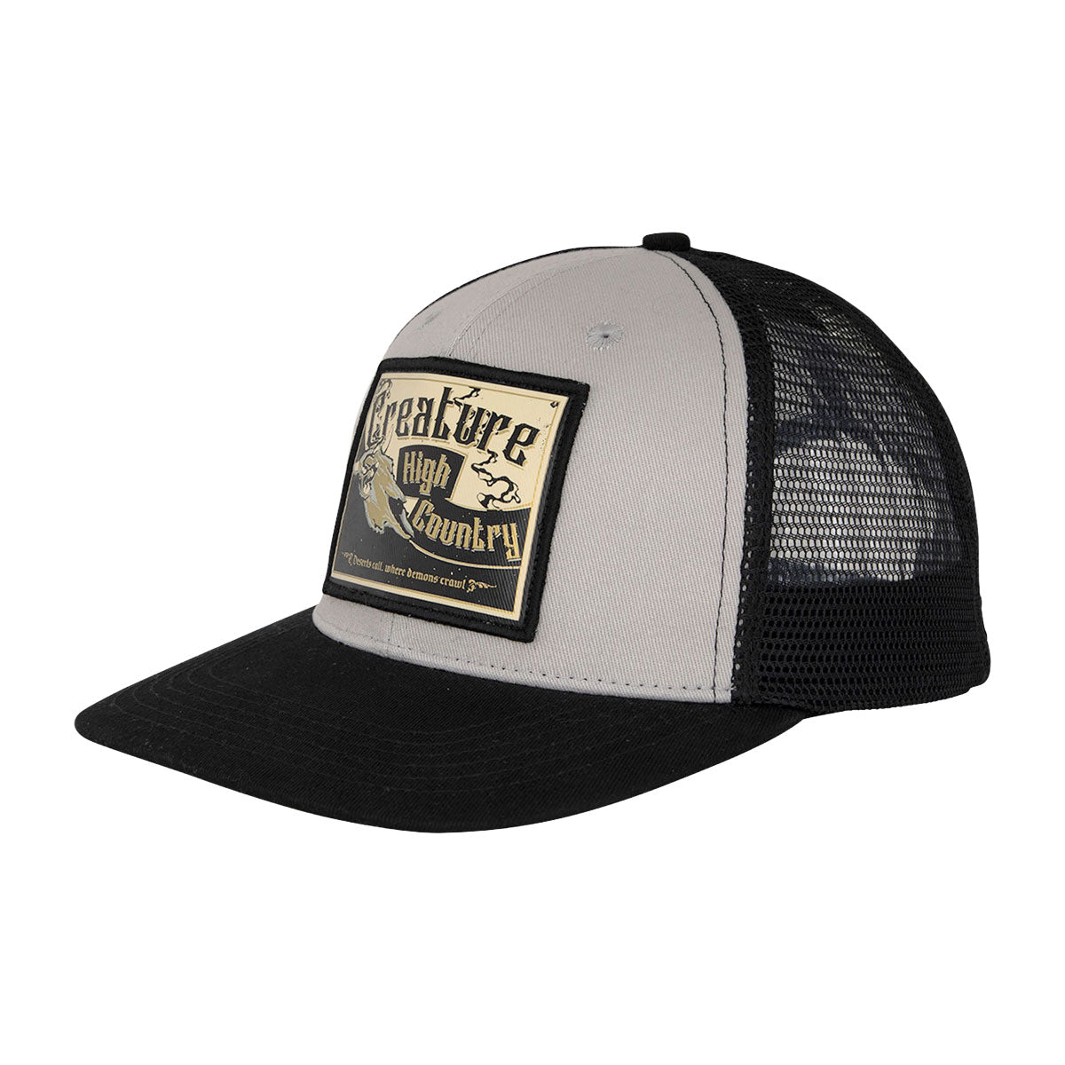 Creature High Country Trucker Hat - Black/Off White image 1