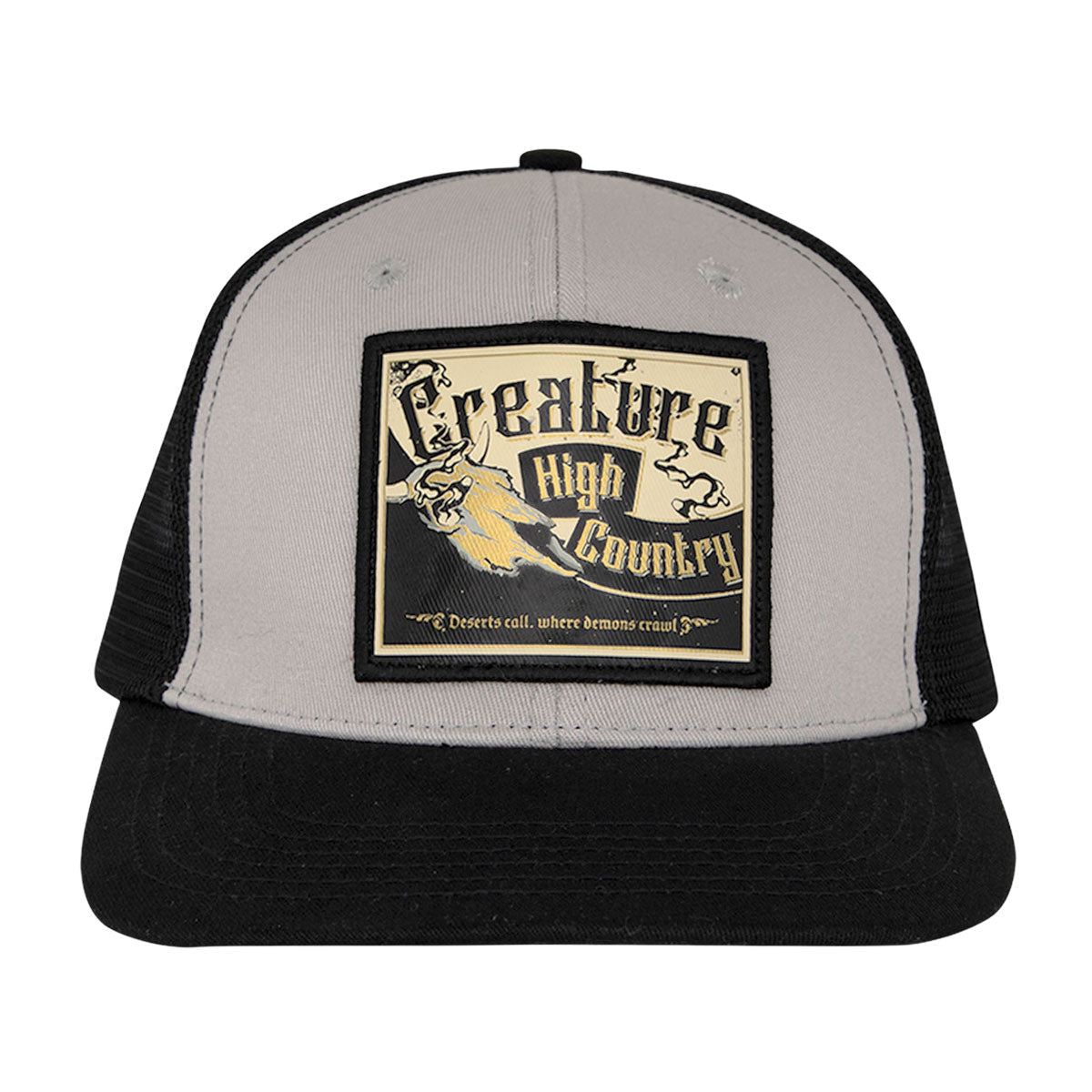 Creature High Country Trucker Hat - Black/Off White image 2