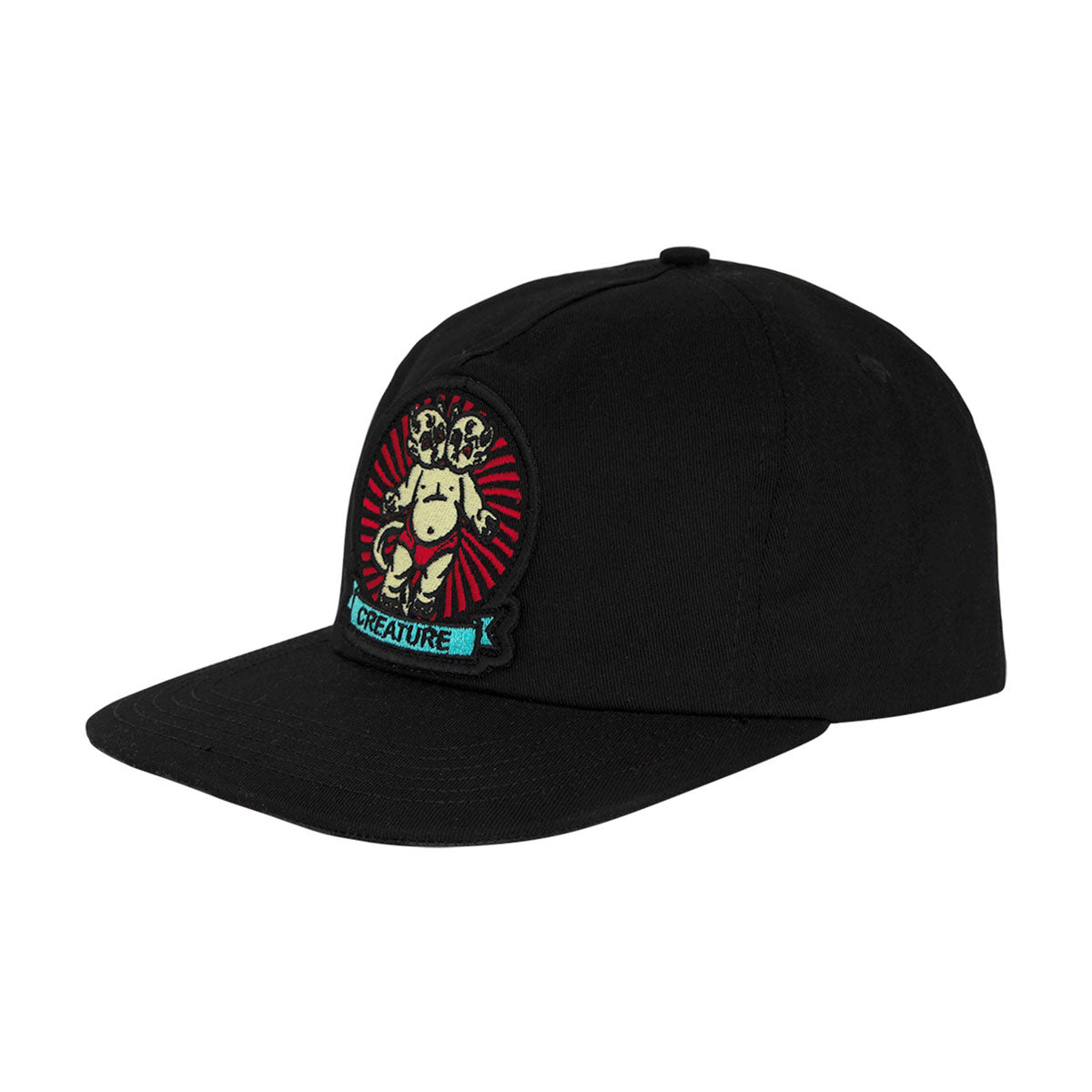 Creature Sideshow Snapback Hat - Black image 1