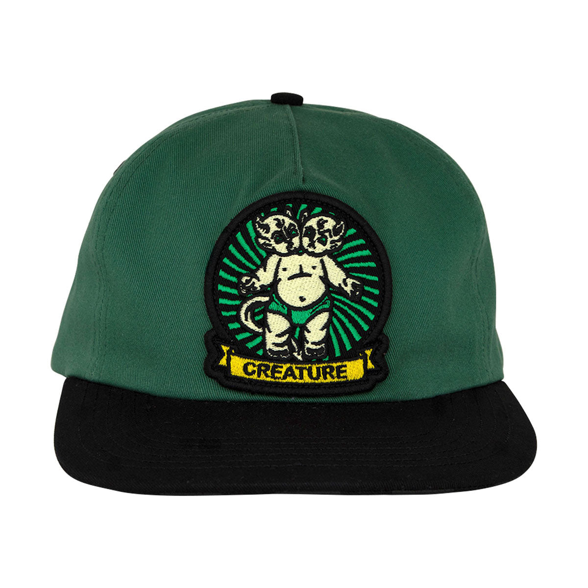 Creature Sideshow Snapback Hat - Green image 2