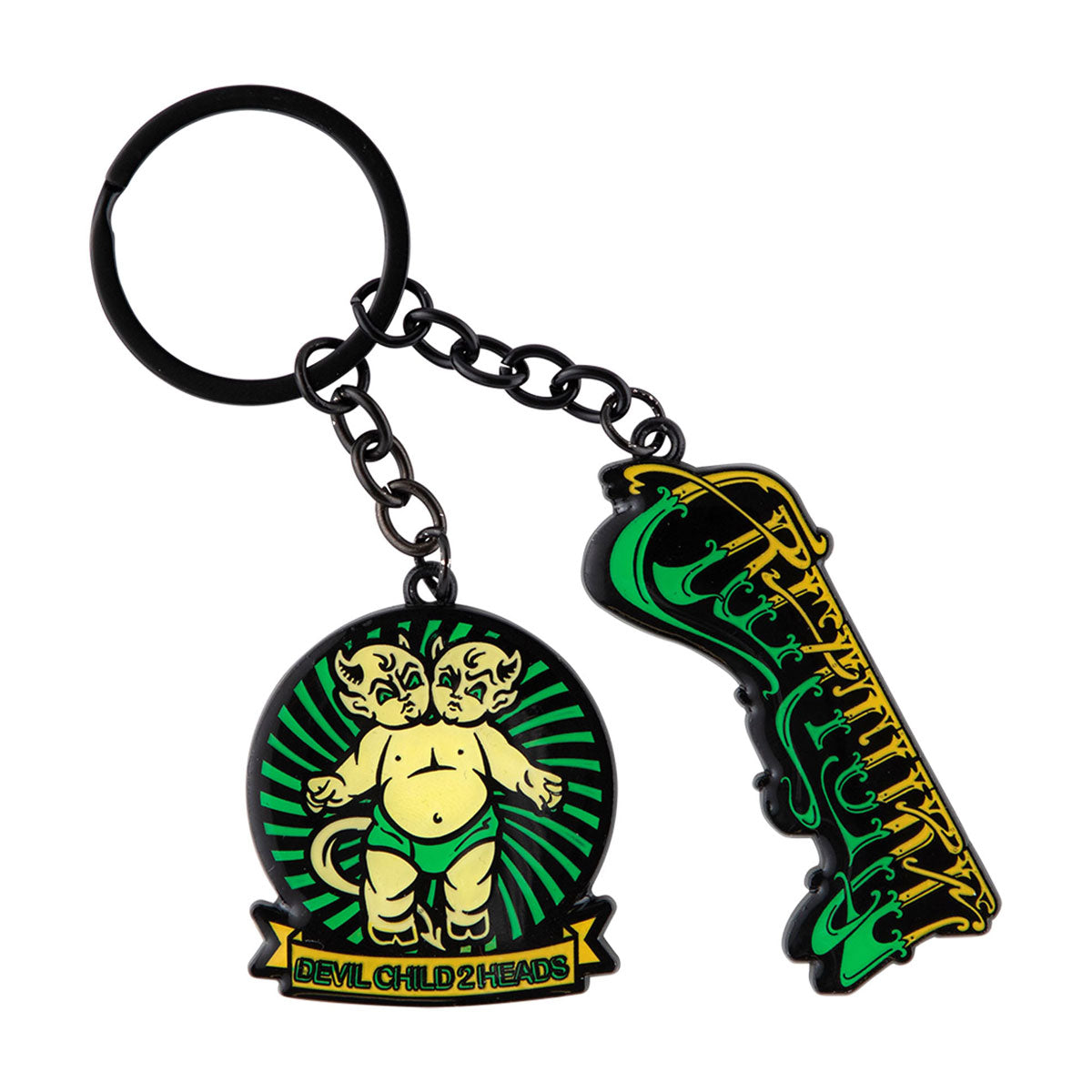 Creature Sideshow Keychain - Black/Green image 1