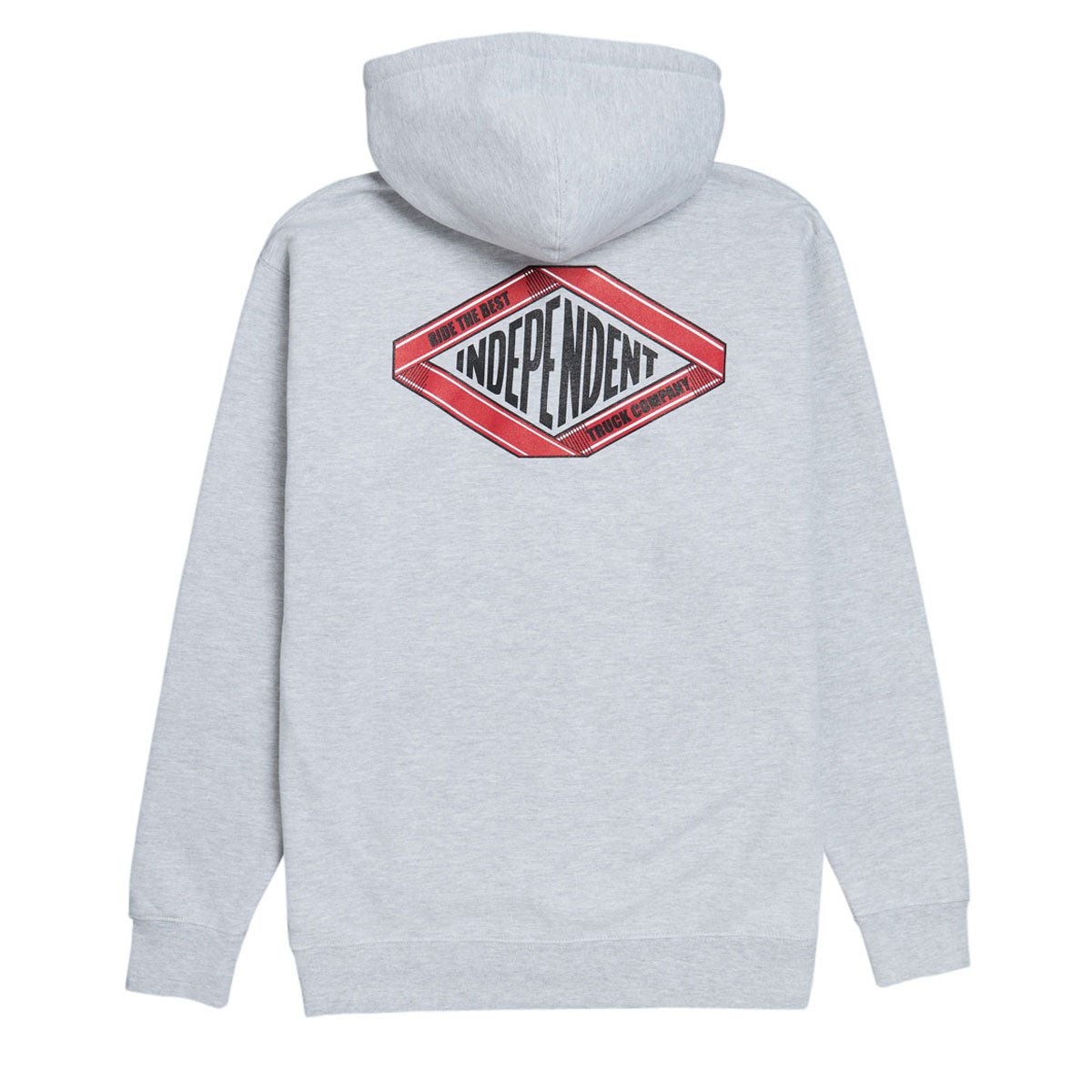 Independent Scroll 2 Zip Hoodie - Grey Heather image 2