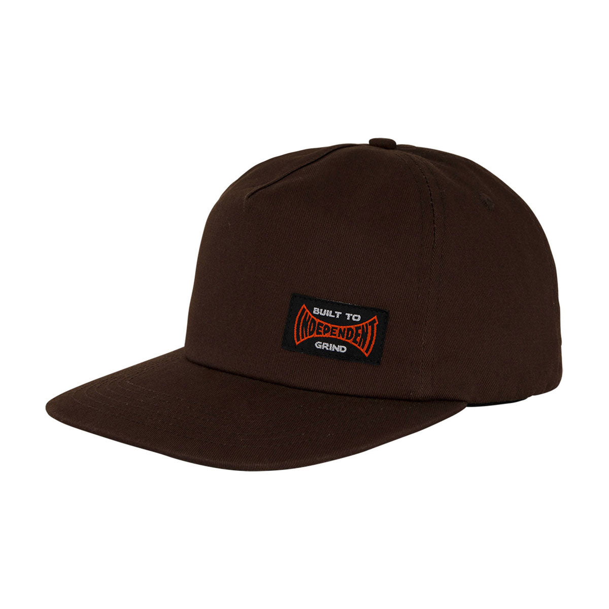 Independent Built To Grind Snapback Hat - Chocolate image 1