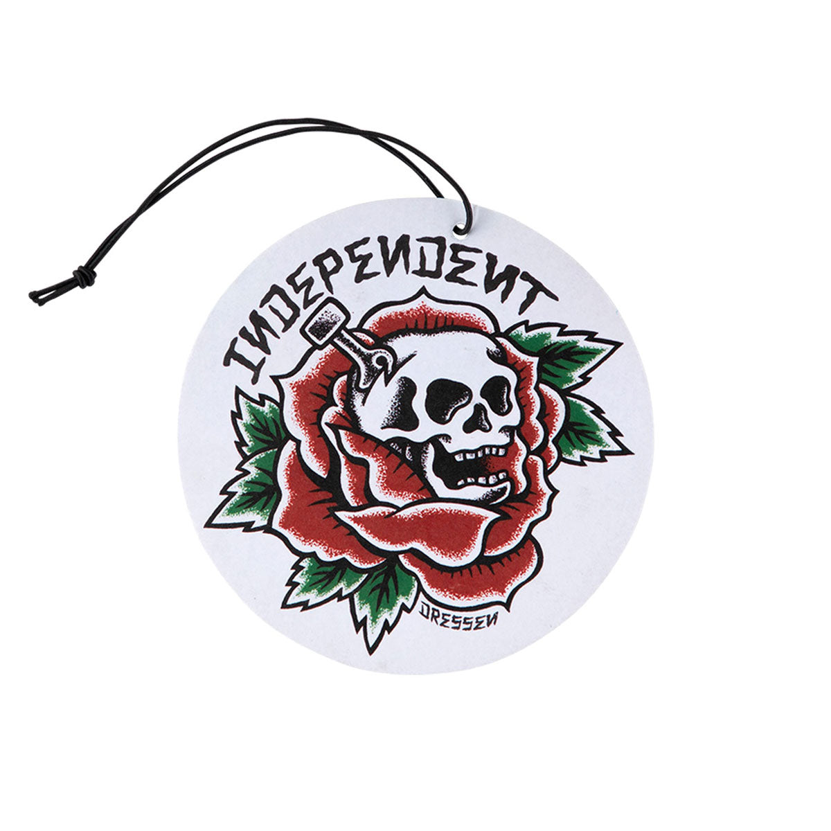 Independent Dressen Skull Rose Air Freshener - White image 2