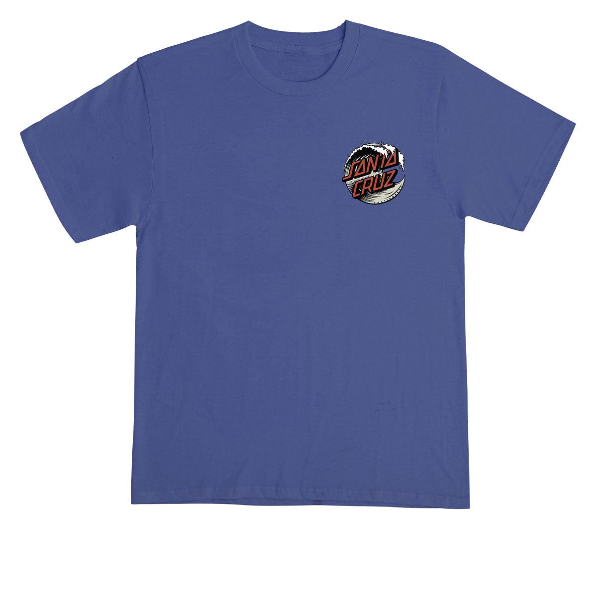 Santa Cruz Wave Dot T-Shirt - Metro Blue/Dust image 1