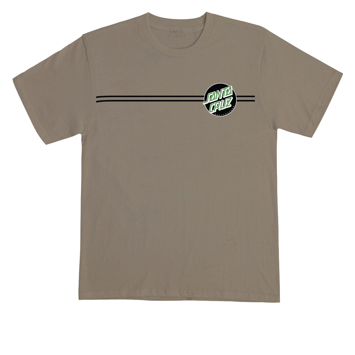 Santa Cruz Other Dot T-Shirt - Prairie Dust/Black/Green image 1
