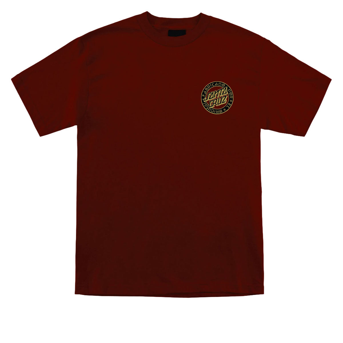 Santa Cruz Loco Dot T-Shirt - Burgundy image 2