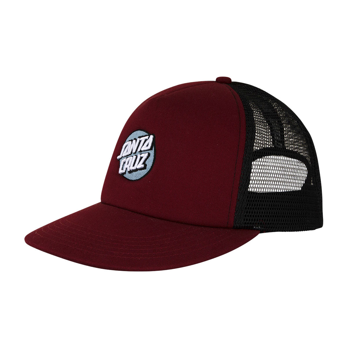 Santa Cruz Cruz Embroidered Trucker Hat - Maroon/Slate image 1
