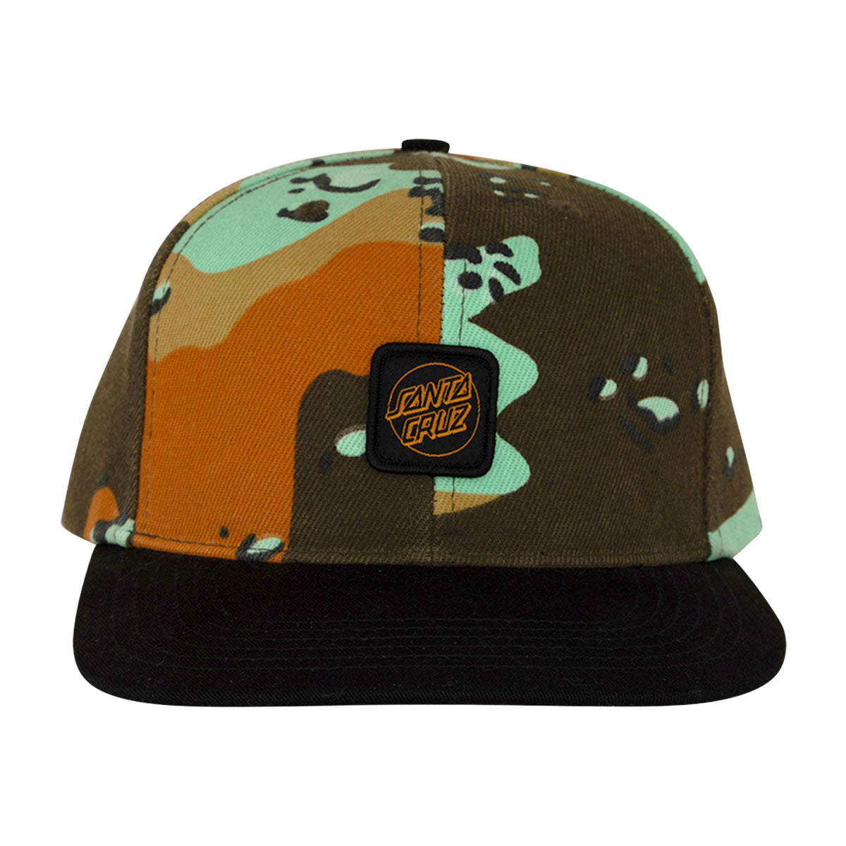 Santa Cruz Cruz Label Snapback Hat - Rich Camo image 2