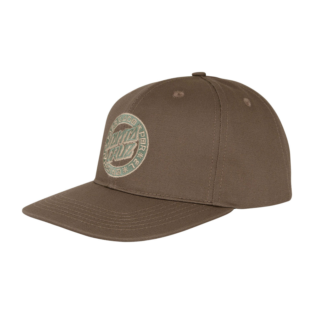 Santa Cruz Loco Dot Snapback Hat - Saddle image 1