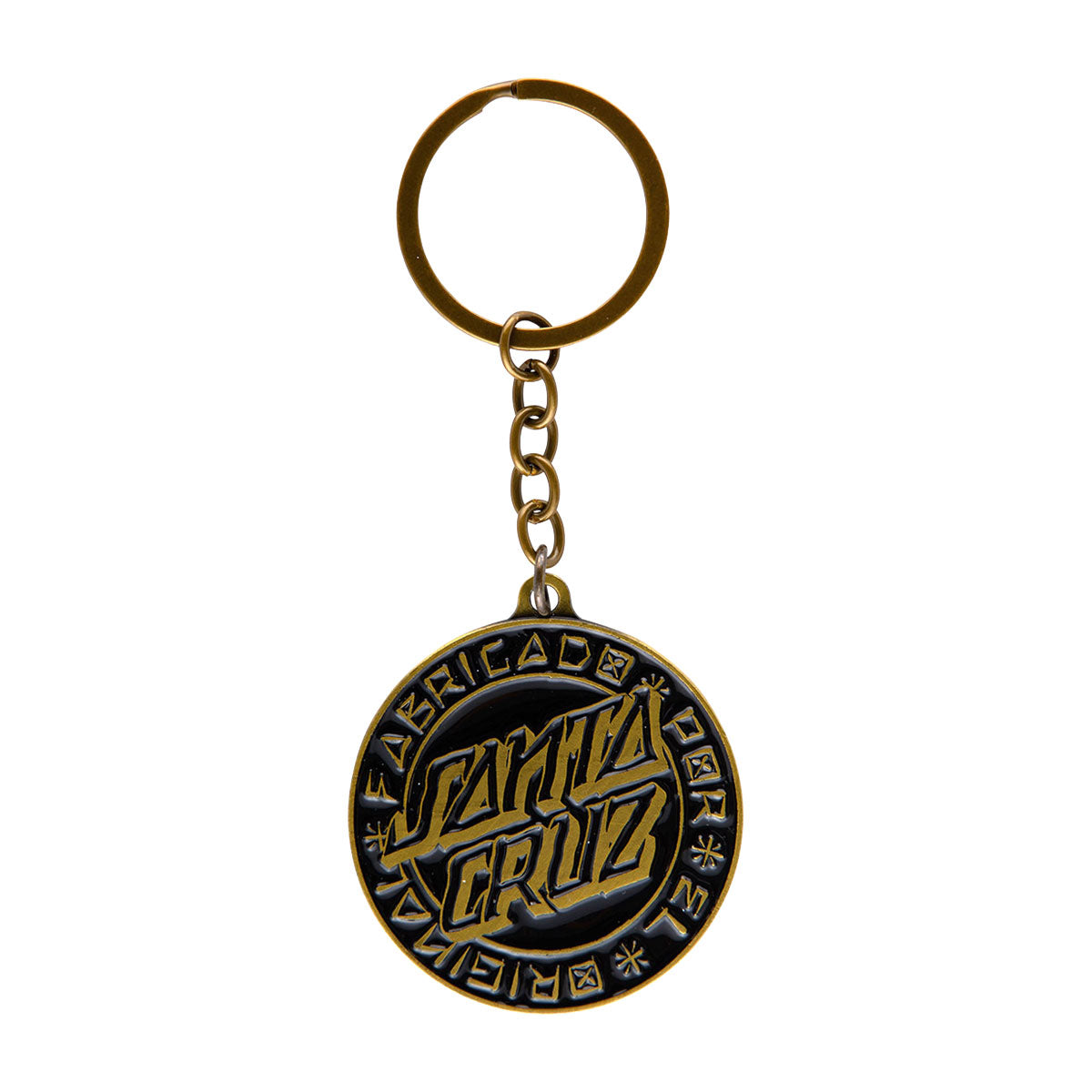 Santa Cruz Loco Dot Keychain Keychain - Matte Gold image 2