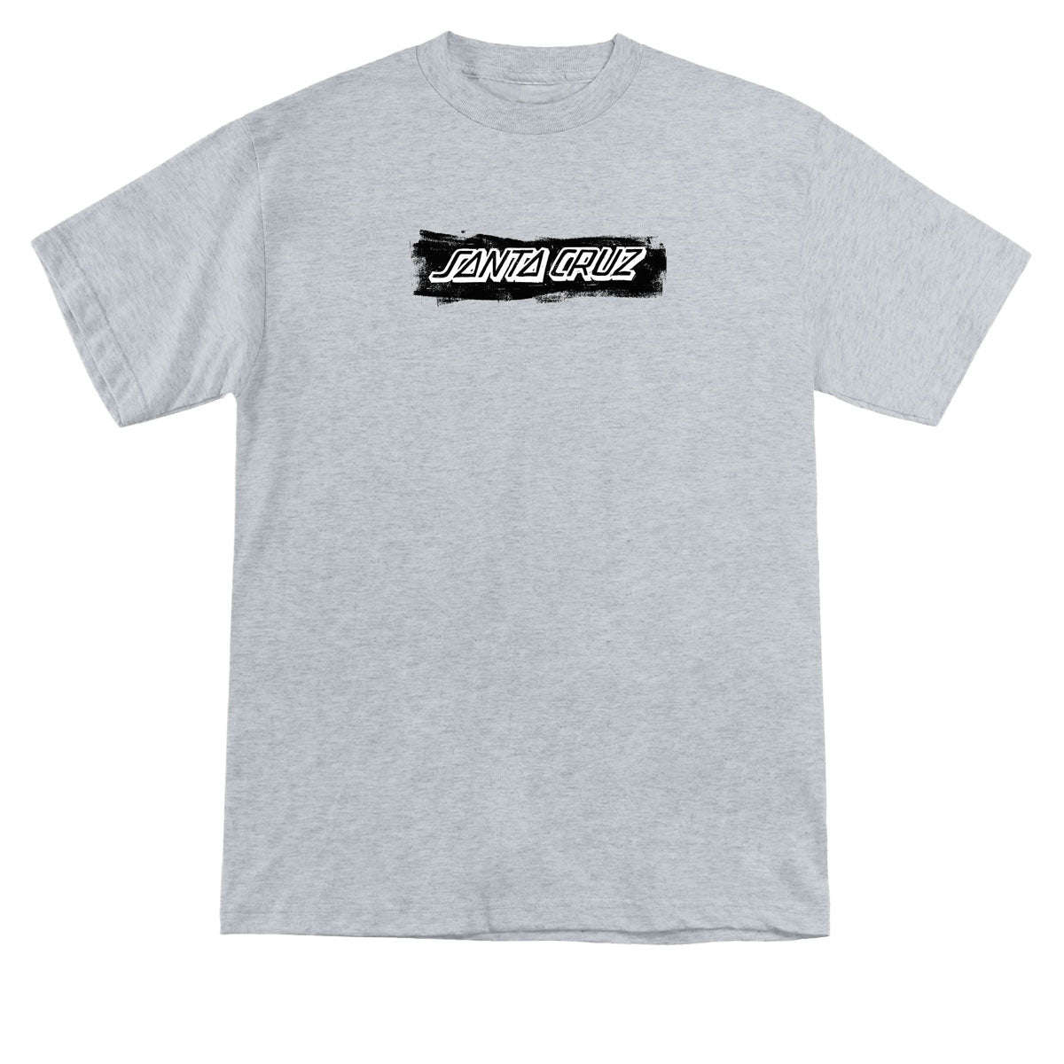 Santa Cruz Cut Strip Front T-Shirt - Sport Grey image 1