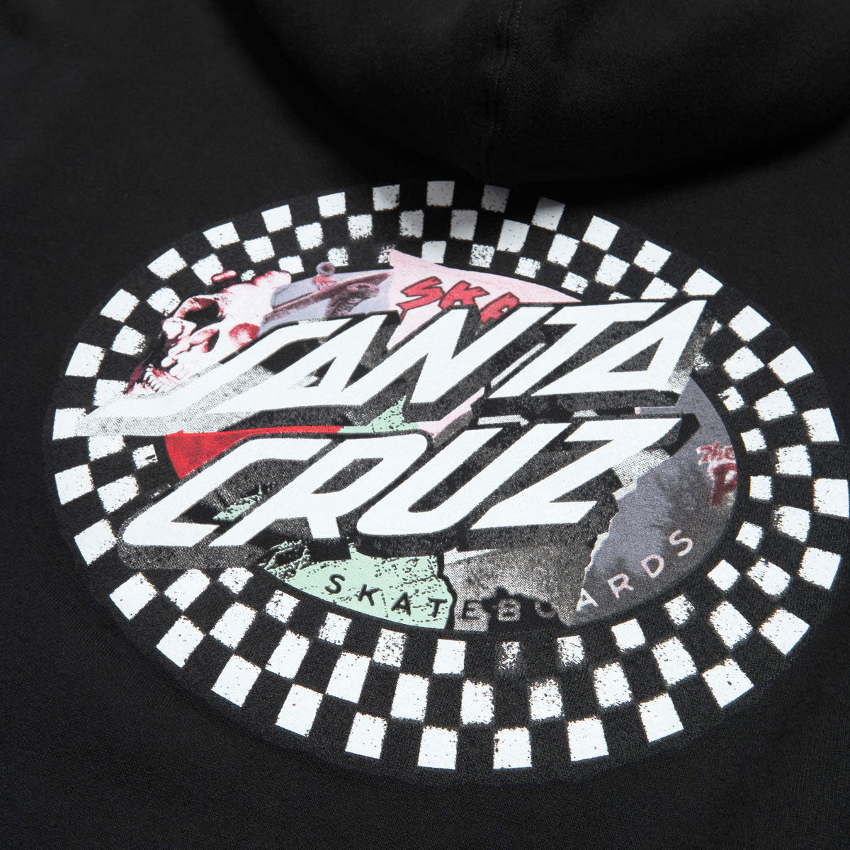 Santa Cruz Collage Oval Dot Hoodie - Black image 3