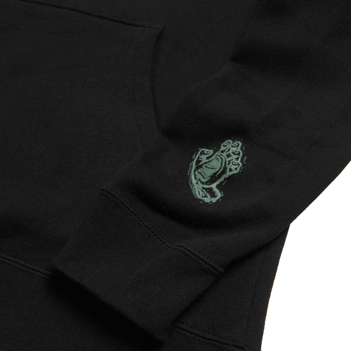 Santa Cruz Cut Strip Front Hoodie - Black image 3