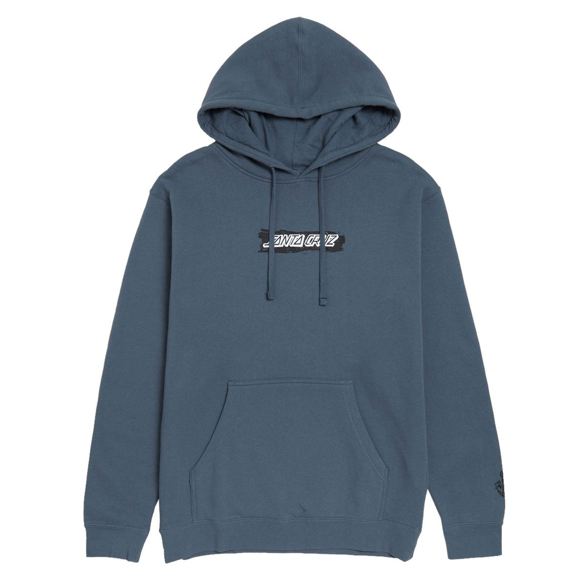 Santa Cruz Cut Strip Front Hoodie - Storm Blue image 1